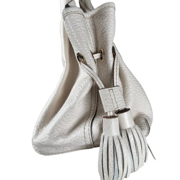 KATE SPADE Ivory Pebbled Leather‎ Satchel Bag - Picture 4 of 16